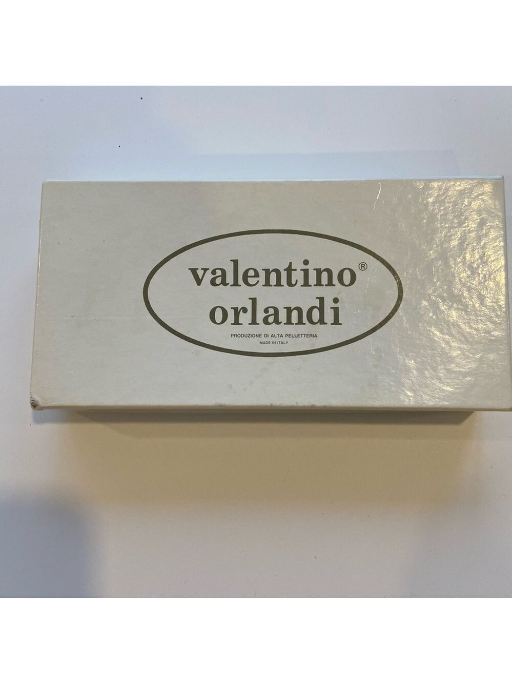 Vintage Valentino Orlandi genuine leather key and card older wallet black gold - Picture 9 of 10